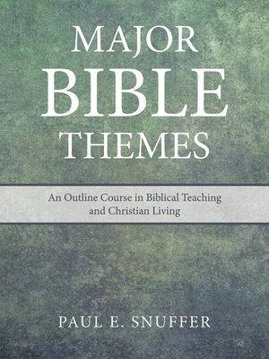 cover image of Major Bible Themes